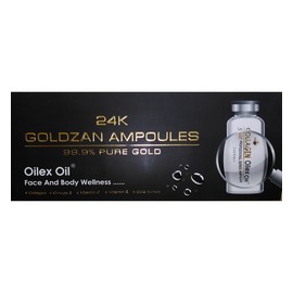 امبولات كولاجين ذهبى 24k علبة اسود 5 امبول 20 مل ##